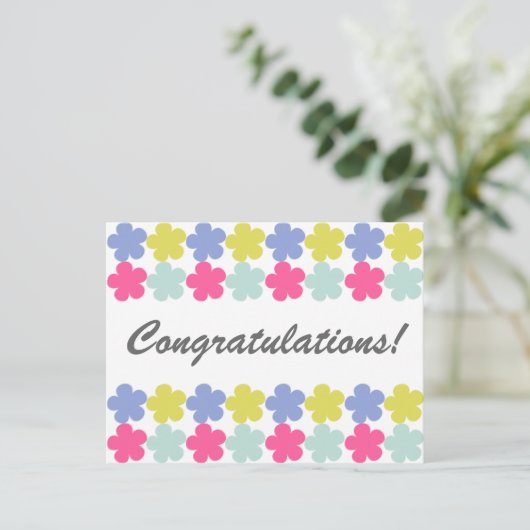 Carte Postale Félicitation ! (Debout devant)