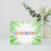 CARTE POSTALE FÉLICITATIONS (Debout devant)