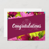 Carte Postale Félicitations (Devant / Derrière)