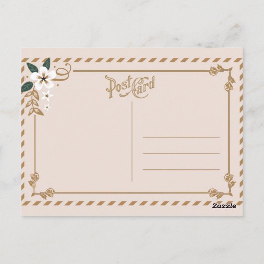 Carte Postale Félicitations (Dos)