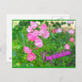 Carte Postale félicitations (Devant / Derrière)