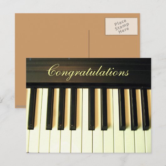 Carte postale Félicitations_ (Devant / Derrière)