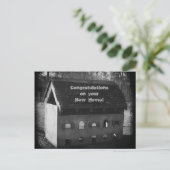 Carte Postale Félicitations à la nouvelle maison (Debout devant)