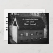 Carte Postale Félicitations à la nouvelle maison (Devant / Derrière)