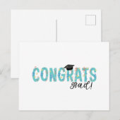 Carte Postale Félicitations à la promo (Devant / Derrière)