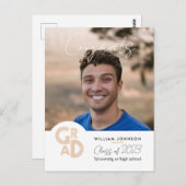 Carte Postale Félicitations à la promotion 2023 (Devant / Derrière)