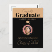 Carte Postale Félicitations à la promotion 2023 (Devant / Derrière)