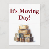 Carte Postale Félicitations à Realtor Moving Day (Devant)