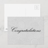 Carte Postale Félicitations à Swirls (Devant / Derrière)