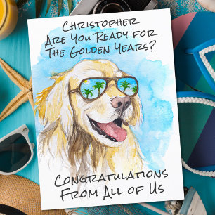 Carte Postale Félicitations À Tous Pour Notre Retraite