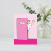 Carte Postale Félicitations à venir pour lui (Debout devant)