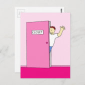 Carte Postale Félicitations à venir pour lui (Devant / Derrière)