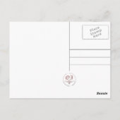 Carte Postale félicitations à votre nouveau domicile : formes po (Dos)