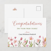 Félicitations Agent immobilier Fleurs roses person