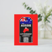 Carte Postale Félicitations au Parti de la citoyenneté australie (Debout devant)