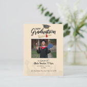 Carte Postale Félicitations aux diplômés (Debout devant)