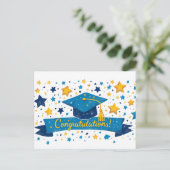 Carte postale Félicitations aux diplômés (Debout devant)