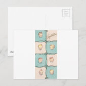 Carte Postale Félicitations Bébé Vintage (Devant / Derrière)
