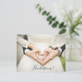 Carte postale FÉLICITATIONS Briefkaart (Staand voorkant)