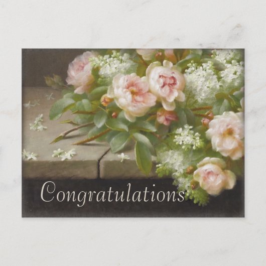 Carte Postale Félicitations CC0139 Raoul De Longpré (Devant)