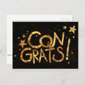 Carte Postale Félicitations ! célébration (Devant / Derrière)