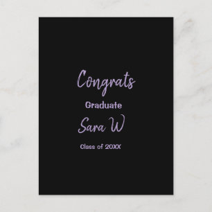 Carte Postale Félicitations classe d'ajouter le nom d'année scol