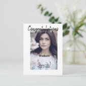 Carte Postale Félicitations classe de nom de l'année école col (Debout devant)