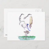 Carte Postale félicitations - cricket, tony fernandes (Devant / Derrière)