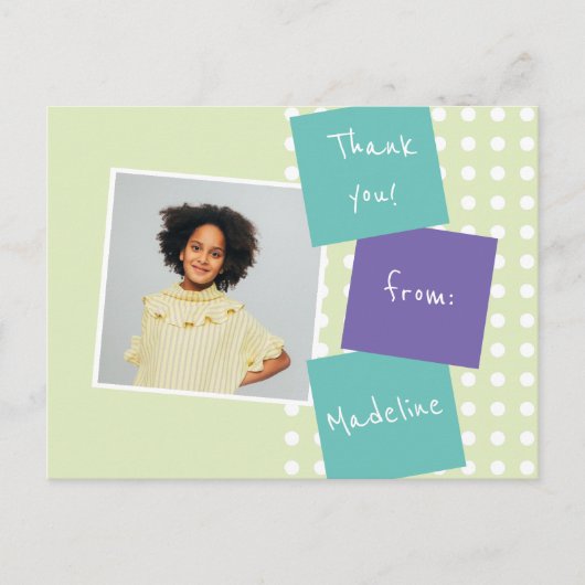 Carte Postale Félicitations de fin d'études Cute Merci (Devant)