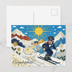 Carte Postale Félicitations de mariage