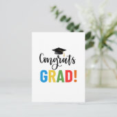 Carte Postale Félicitations diplômé (Debout devant)