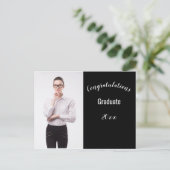 Carte Postale Félicitations Diplômés Photo et Année (Debout devant)