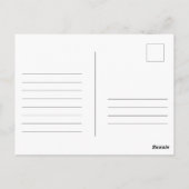 Carte Postale Félicitations Fille Diplômée Aquarelle Fleurs (Dos)