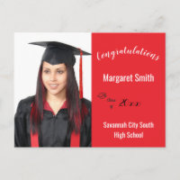 Félicitations Graduate Custom Photo Année School