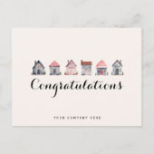 Carte Postale Félicitations Immobilière Nouveau Propriétaire (Devant)