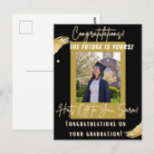 Carte Postale Félicitations ! L'Avenir est à Vous ! Diplômé (Devant / Derrière)