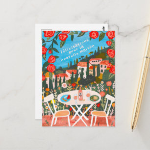 Carte Postale Félicitations Nouvelle Maison Vues de la Campagne
