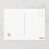 Carte Postale Félicitations Personnalisés Fleuriste Agent Immobi (Dos)