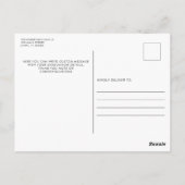 Carte postale Félicitations pour la graduation rou (Dos)