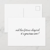 Carte Postale Félicitations pour la grossesse, Adoption, Nouveau (Devant / Derrière)