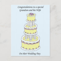 Félicitations pour la Journée de Mariage Grandson 