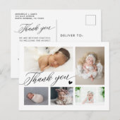 Carte Postale Félicitations pour la naissance de bébé (Devant / Derrière)