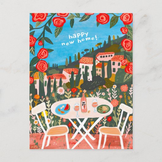 Carte Postale Félicitations pour la nouvelle maison - Vues de la (Devant)