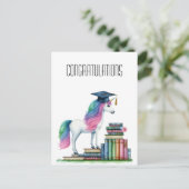 Carte Postale Félicitations pour la remise des diplômes  (Debout devant)