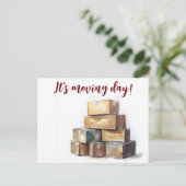 Carte Postale Félicitations pour le jour de déménagement (Debout devant)