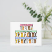 Carte Postale Félicitations pour les traitements de fin de radia (Debout devant)