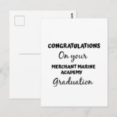 Carte Postale félicitations pour l'obtention du diplôme de l'aca (Devant / Derrière)