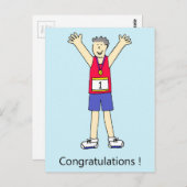 Carte Postale Félicitations pour Lui. (Devant / Derrière)