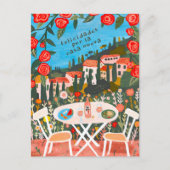 Carte Postale Félicitations pour nouvelle maison Vues de la camp (Devant)