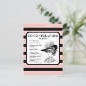 Carte Postale Félicitations pour votre... (Debout devant)